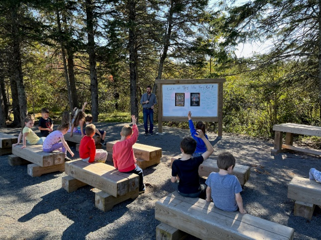 image: outdoor learning space - click to open in popup